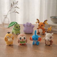 Crochet Mini Monster Keychain — Cute Collectible Creature Charm, Handmade Kawaii Critter Gift