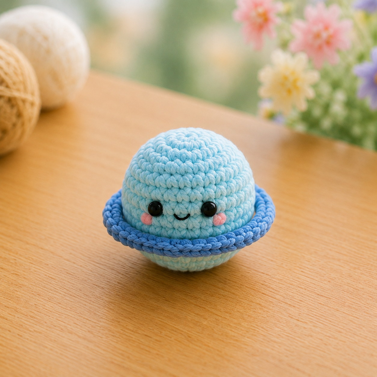 Handmade Crochet Solar System & Rocket Plushie Collection | Space Amigurumi Stuffed Toys Set