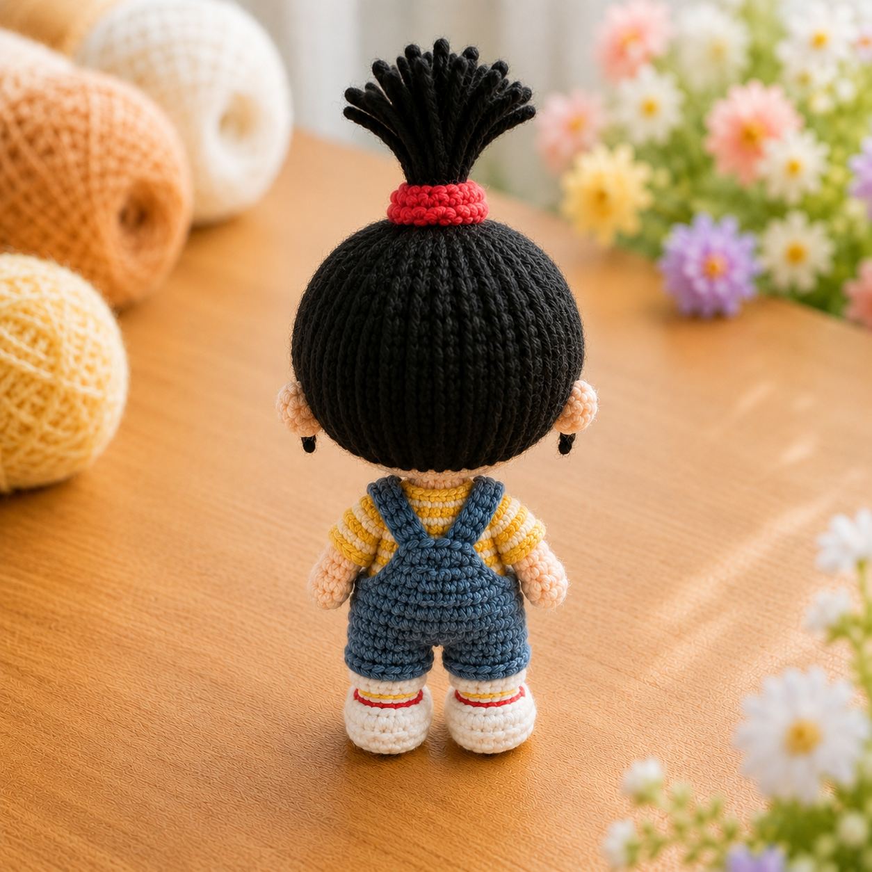 Handmade Crochet Agnes Doll from Minions | Soft Milk Cotton Amigurumi Stuffed Toy