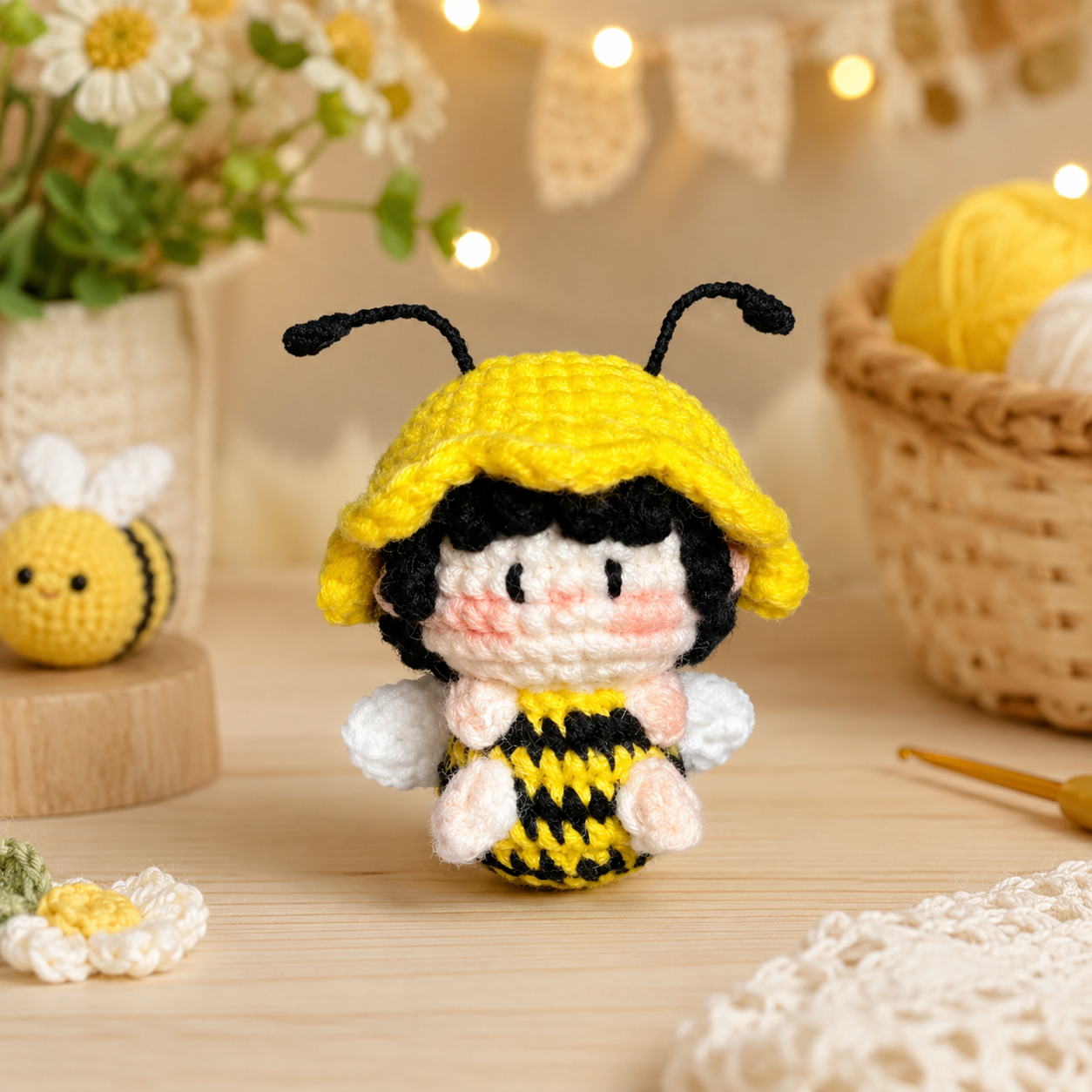 Handmade Crochet Animal Costume Doll Plushie Collection | Soft Milk Cotton Amigurumi Stuffed Toy