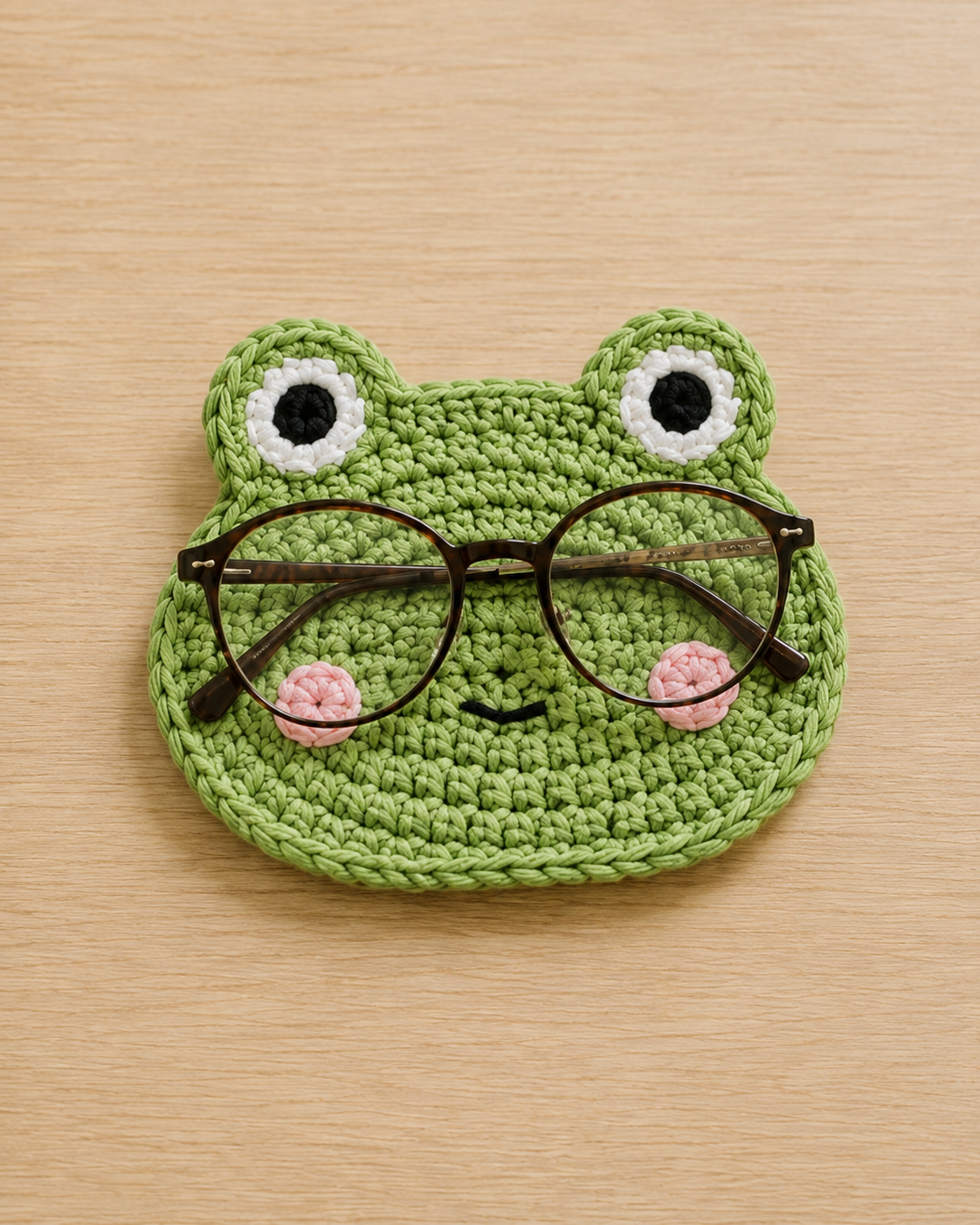 Handmade Crochet Animal & Fruit Coasters Set | Amigurumi Mug Rugs & Glasses Holders