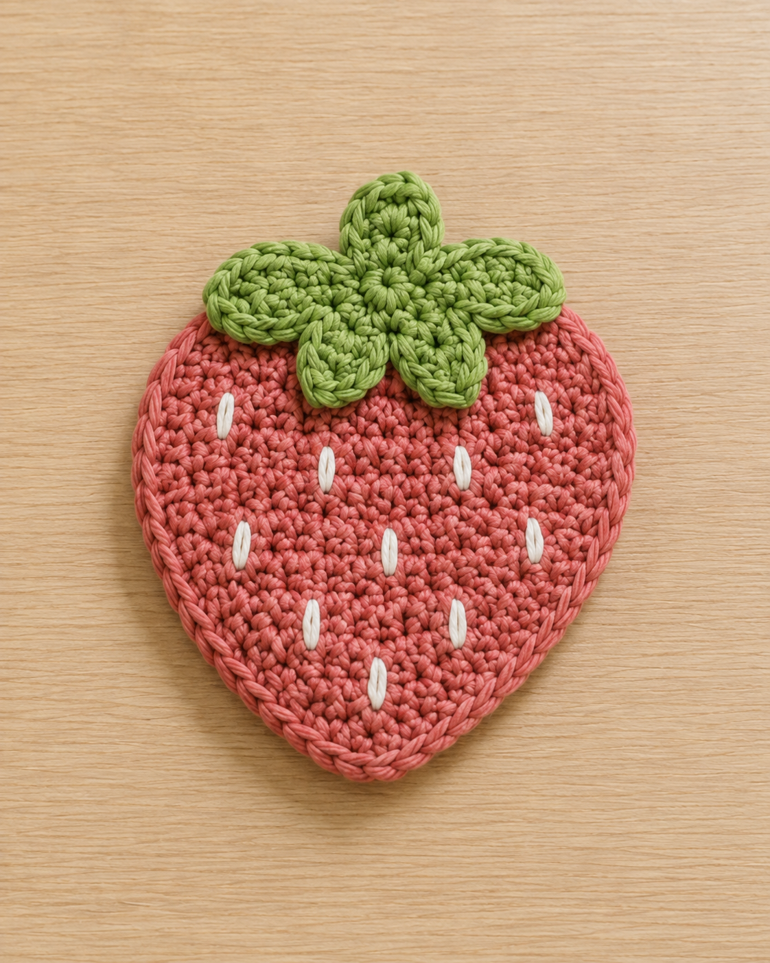 Handmade Crochet Animal & Fruit Coasters Set | Amigurumi Mug Rugs & Glasses Holders