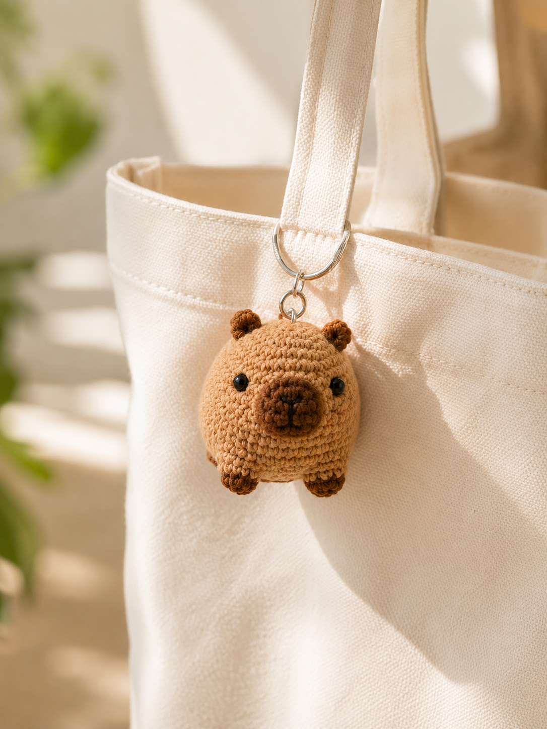 Festive Crochet Capybara Keychain Collection (12 Designs) | Handmade Amigurumi Bag Charm & Keyring