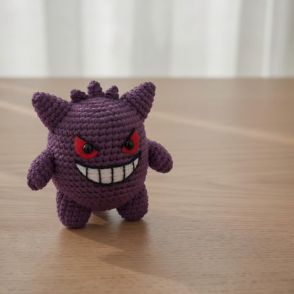 Crochet Mini Monster Set — Cute Collectible Creature Figures, Handmade Kawaii Critter Gift