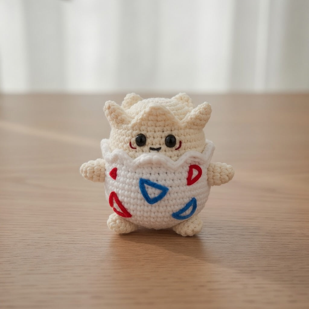 Crochet Mini Monster Set — Cute Collectible Creature Figures, Handmade Kawaii Critter Gift
