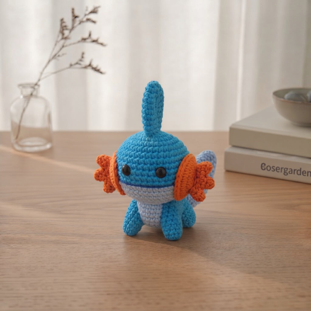 Crochet Mini Monster Keychain — Cute Collectible Creature Charm, Handmade Kawaii Critter Gift